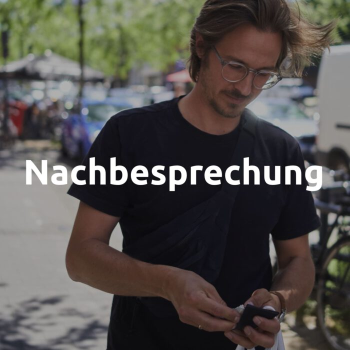 Nachbesprechung des Interviews von Philipp Jacob-Pahl